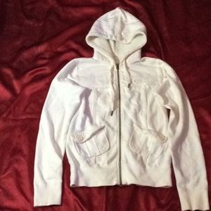 Fox Sweater Zip Up Hoodie size small
